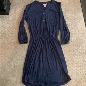 EUC NAVY KNIT DRESS
